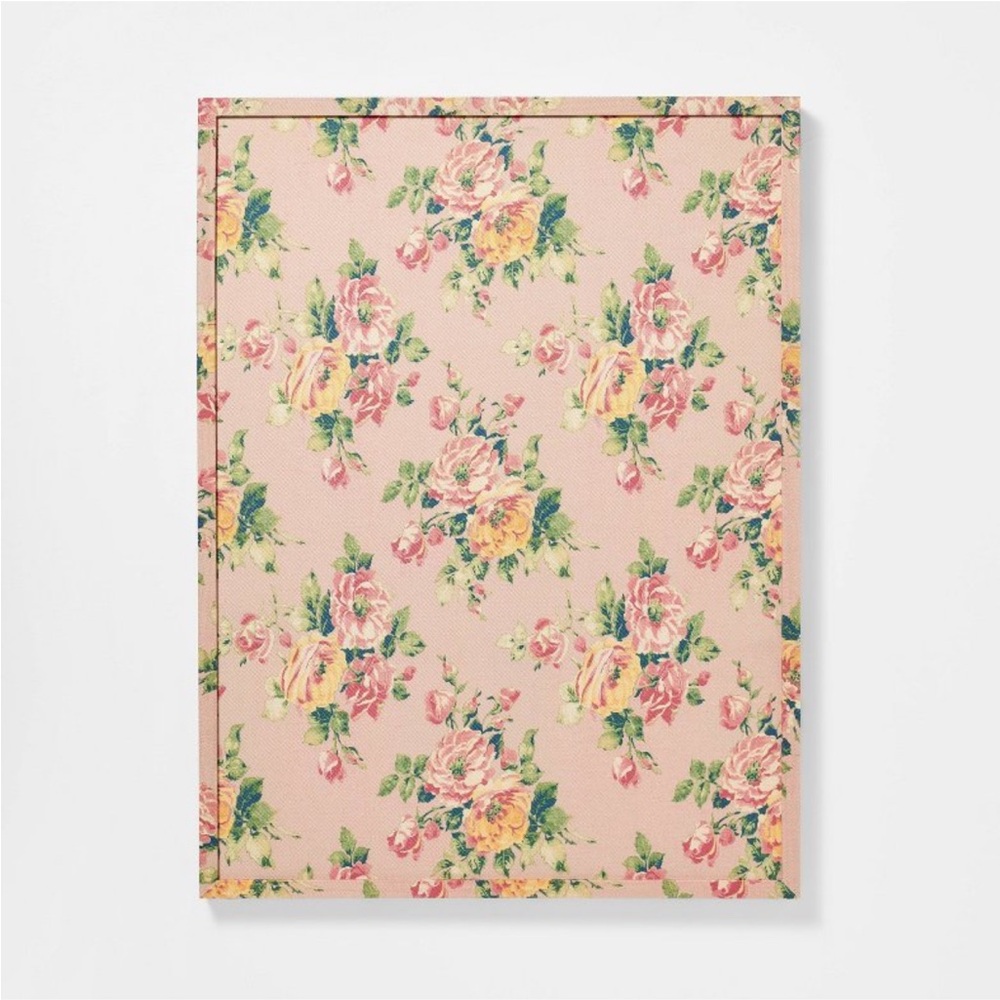 STUDIO MCGEE NWT 36"x27" Flower Fabric Pinboard